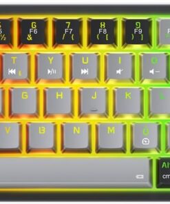 Yoru Mini Pro 2.4ghz+BT5.0+Type-C Bağlantı Red Switch RGB Mekanik Gaming Oyuncu Klavye Q Tr Hot Swap