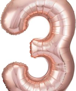Rose Gold Rakam Folyo Balon 80 cm