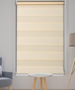 Plise Zebra Stor Perde Black Shades 10824-26