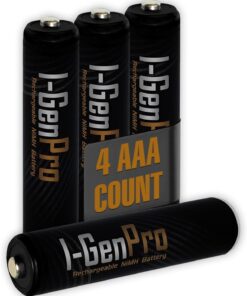 Pro P162 4 Adet AAA 1100 mAh Şarj Edilebilir İnce Kalem Pil 1.2V Ni-MH Şarjlı Pil