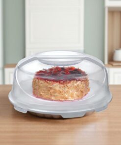 Home Kek Fanusu & Pasta Fanusu Kilitli Kapaklı Kek Fanusu 7 Litre Krem Krem