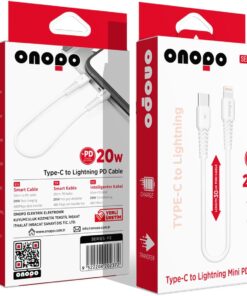 İphone Uyumlu Type-C To Lightning Mini Pd 20W Hızlı Şarj ve Data Kablosu 30CM - P3