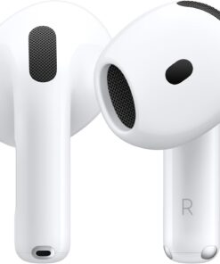 AirPods 4 Kablosuz Kulaklık, Bluetooth Kulaklık, Kişiselleştirilmiş Uzamsal Ses, Tere ve Suya Dayanıklı Tasarım, USB-C Şarj Kutusu, H2 Çip, 30 Saate Kadar Pil Ömrü, iPhone’la Zahmetsiz Kurulum