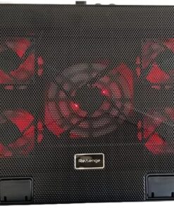 S500 Led Işıklı 5 Fanlı Laptop Soğutucu Ayarlanabilir Notebook Dizüstü Standı (Red)