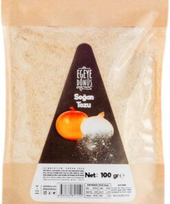 DÖNÜŞ Soğan Tozu - 100 Gr. (Öğütülmüş Kuru Soğan - Doğal Aroma Verici - Glütensiz)