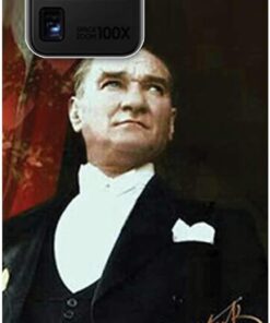 Merkezi Samsung Galaxy S20 Ultra Kılıf (SM-G988B) Baskılı Silikon Mustafa Kemal Atatürk STK:387