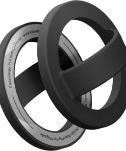 Spigen Caseology Iphone Için Magsafe Özellikli Silikon Telefon Tutucu Nano Pop, Black Sesame, Afa07060