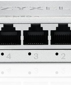5-Port Gigabit 10/100/1000 Unmanaged Ethernet Switchı | Ethernet Splitter | Masaüstü veya Duvara montaj [GS-105B v5]
