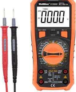 VC890D Ölçü Aleti Multimetre Avometre NVC Işıklı Ekran El Feneri True RMS