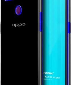 Oppo A12 Kılıf Skyfall Transparent Clear Mavi