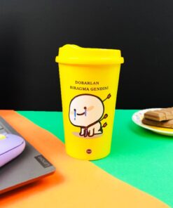 Dobarlan Bıragma Gendini Tasarımlı Plastik Kahve Bardağı