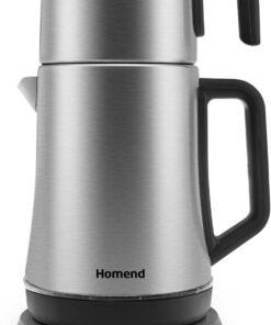 Royaltea Elegant 1775h Konuşan Çay Makinesi Inox Siyah