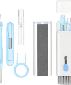 Klavye Temizleme Fırçası 7'si 1 arada Klavye Temizleme Fırçası Seti, Çok İşlevli Kulaklık Temizleyici, Klavye Çektirmeli, Airpods için Kulaklıklar için Akıllı Telefon Temizleme Seti