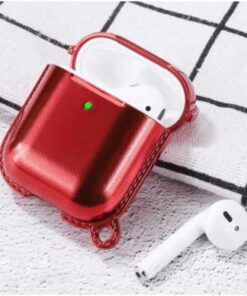 Electroplate AirPods Kılıf, Kırmızı