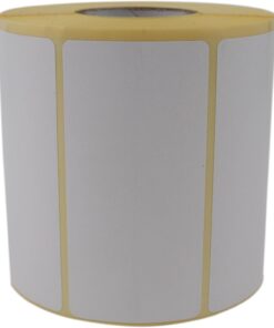 etiketler , hazır al hızlı al Eko Termal Etiket 100mm x 50mm Ruloda 1000 Adet 40mm Kuka Çapında Direk Termal Transfer Etiketi