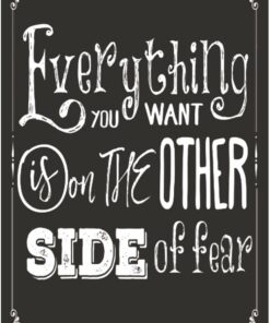 Kuşe Kağıt Duvar Posteri Everything You Want Retro Vintage Drtr0034