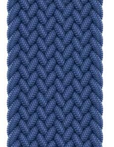 Samsung Gear S3 Frontier için Kordon, (Large Size, 165mm) Braided Solo Loop Band Lacivert [Gear S3 Frontier ile Uyumlu Kordon - Lacivert]