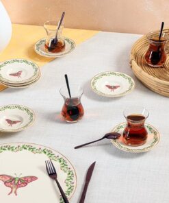 Mirroring 12 Parça 6 Kişilik Çay Takımı