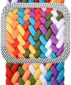 Amazfit GTS 4 Mini için Kordon Braided Loop Band Pride Edition [GTS 4 Mini ile Uyumlu Kordon - Pride Edition]