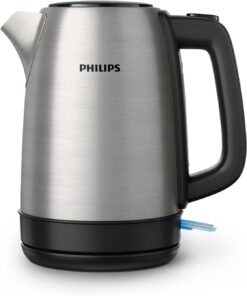 Daily Collection Çelik Kettle 2200 W 1.7 LT, Işıklı Gösterge, Yaylı Kapak, Hızlı Kaynatma Fonksiyonu, Metal, HD9350/90