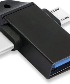 1 Arada Micro USB Type-C OTG Dönüştürücü Adaptör Otg C Tipi Adaptör 2 In 1 Otg Mikro Usb Dönüştürücü Usb C 3.0 Flash Disk Fare Konektörü Akıllı Telefon Android Usb Tak Çalıştır 3 in 1