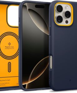 Spigen iPhone 16 Pro Kılıf Nano Pop Mag MagSafe özellikli Blueberry Navy - ACS08172