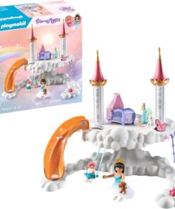 Princess Magic 71360 Göksel Bebek Bulutu, Bulutlarda Büyülü Bebek Odası, Bebek Beşiği, Sallanan At, Oyuncak Ayı ve Daha Fazlası Dahil, 4 Yaşından Büyük Çocuklar İçin Oyuncak