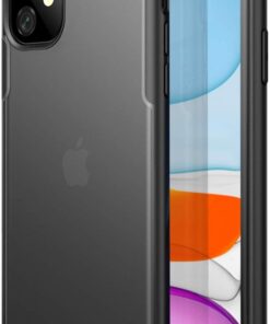 CONNERS IPHONE 11 6.1 inc (Frosted Translucent) Shockproof SİYAH kılıf