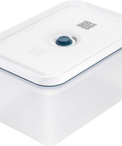 Fresh & Save Vakumlu Saklama Kabı, L, Plastik, Yari Şeffaf-Akdeniz Mavisi