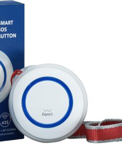 Akıllı Kablosuz SOS Panik Butonu Google Asistan Destekli, Wifi, Çoklu bildirim, Pil seviyesi, 2 Yıl Garantili, Tuya Destekli