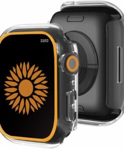 [Watch SE 6 5 4 44MM] Watch Se 6 5 4 44MM Kasa Kılıf Neon Sert Şeffaf Tam Kaplayan Watch Kılıf Koruyucu Kılıf Parlak Renkli Apple Watch Se 6 5 4 44MM ile Uyumludur