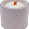 Vanilya Kokulu Mum Beton bardak Mum 80 Gr