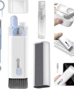 7'si 1 Arada Elektronik Temizleyici Kiti, Fırçalı Klavye Temizleyici Kiti, Airpods Pro için 3'ü 1 Arada Temizleme Kalemi, Kulaklık, Klavye, Dizüstü Bilgisayar, Telefon, PC Monitörü için Çok