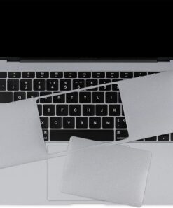 Macbook Pro Laptop Kaplama 13 inç M1-M2, Sticker Koruyucu Touchpad Trackpad A2251 A2289 A2338 ile Uyumlu Gri