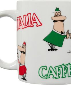 - Kupa - Mug Tricolore Omino - 250mL - Porselen