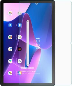 Lenovo Tab M10 Plus 3.Nesil 10.6`` (TB-125F-TB-128F) Tempered Glass Cam Ekran Koruyucu [Tab M10 Plus 3.Nesil ile Uyumlu Ekran Koruyucu - Şeffaf]