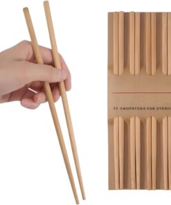 Trebent Yıkanabilir Bambu Chopstıck Japon Çin Yemek Çubuğu