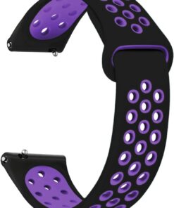 Amazfit GTS 4 Mini Rainbow Sport Band Kordon Siyah Mor