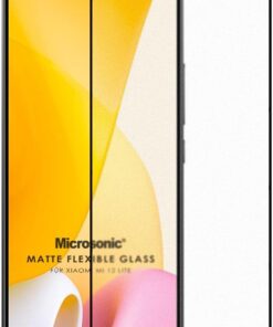 Xiaomi Mi 12 Lite Seramik Matte Flexible Ekran Koruyucu Siyah [Mi 12 Lite ile Uyumlu Ekran Koruyucu]