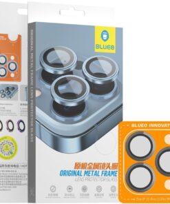 Iphone 15 Serisi Uyumlu Orijinal Metal Çerçeve Kamera Lens Koruyucu (Gri, 15 Pro)
