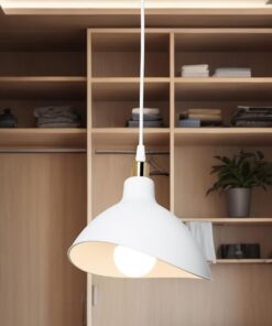 LightDesign Beyaz Sarkıt Avize Yatak Odası Salon Mutfak Koridor Lamba 22 AGnm44