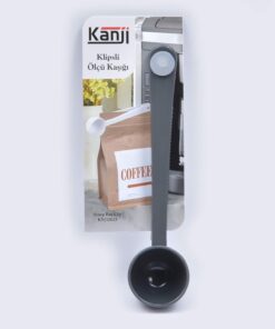 Klipsli Çay Kahve Ölçü Kaşığı - Gri