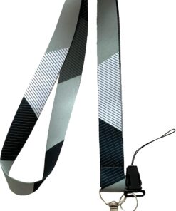 Gri Cool Boyun ipi ve Telefon Askısı Lanyard