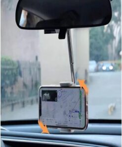 Araba Dikiz Aynasına Takılan Akrobat Telefon Tutucu siyah