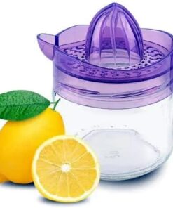 Limon Sıkacağı, Cam Gövde, Plastik Sıkacak, 300 ml (Mor)