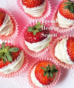 Hediye Sepeti Takribi 200 Adet Küçük Boy Pembe Truff Çikolata Kağıdı, Muffin Kek Kalıbı, Lokum Kağıdı 35x20 Mm Doğum Günü Parti Dekorasyonu için