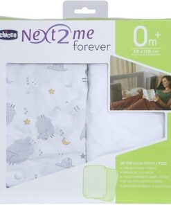 Crib N2M Forever Grey Sheep Çarşaf