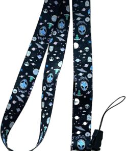 Uzaylı Galaksi Boyun ipi ve Telefon Askısı Lanyard