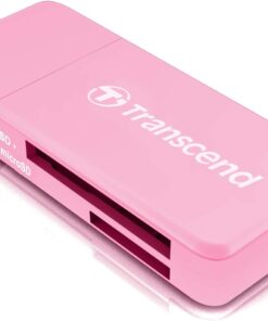 USB 3.0/3.1 Gen 1 çok fonksiyonlu kart okuyucu TS-RDF5R, pembe