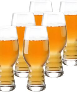 Adet Pub Bira Bardağı - 480 ML Kalın Gövdeli Bira Bardağı, Su ve Meşrubat İçin Geniş Gövdeli İnce Cam Bardak, Ev ve Bar Kullanımı